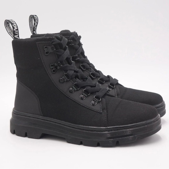 Dr. Martens Doc Martens Combs W Poly Casual Boots Black Women's Size 7 - Picture 1 of 10